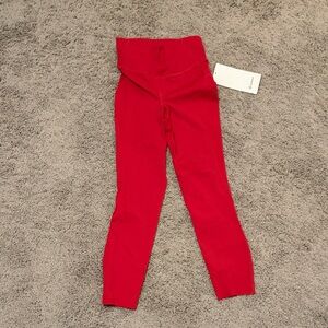 Lululemon Athletica Red Capris
